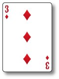 Three of Diamonds