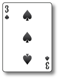 Three of Spades